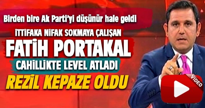 Fatih Portakal cahillikte level atladı