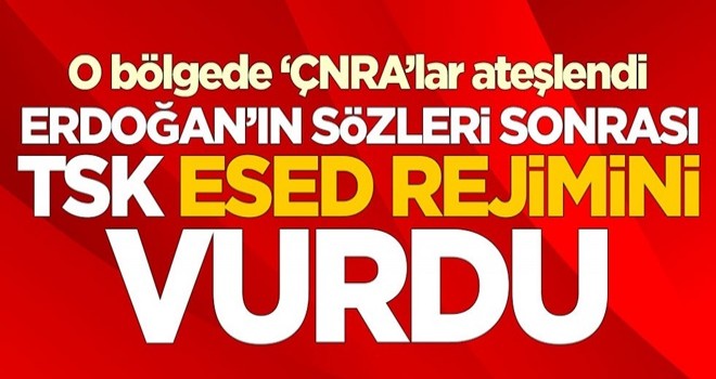 Başkomutan Erdoğan'ın sözleri sonrası TSK, Esed rejimini vurdu