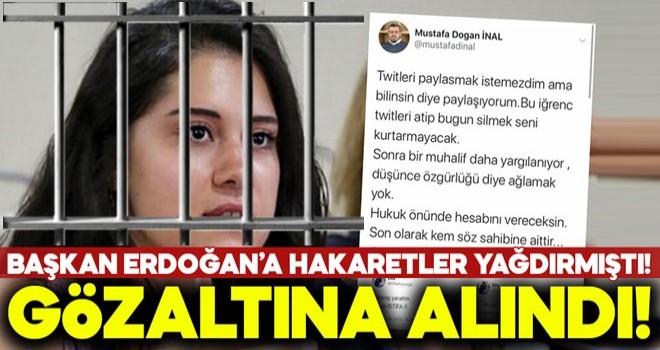 Başkan Erdoğan'a hakaret eden CHP'li hadsiz gözaltına alındı!