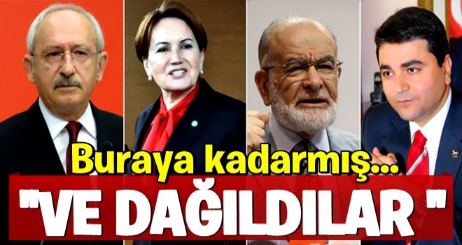 İyi Parti açıkladı: Millet İttifakı sona erdi