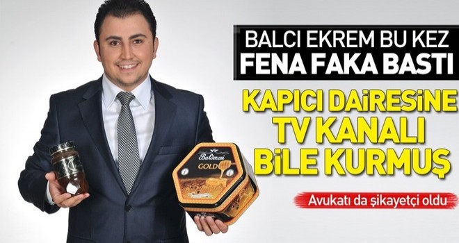 Sahte bal üreten Balcı Ekrem’e kaçakçılık gözaltısı! Kapıcı dairesine TV kanalı bile kurmuş .