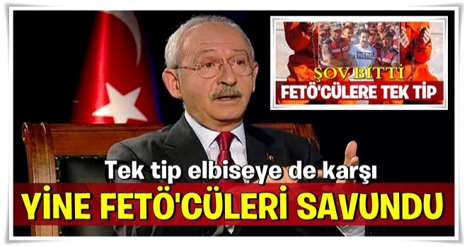 CHP yine FETÖ'cüleri savundu: Tek tip elbise masumiyet karinesinin ihlalidir!