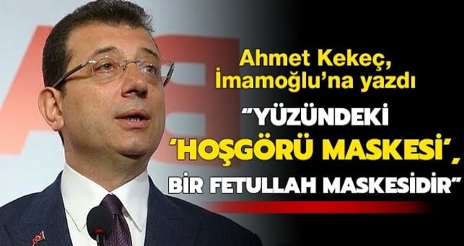 Yüzündeki şey, bir Fetullah maskesidir!