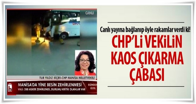 CHP'li vekilden algı operasyonu