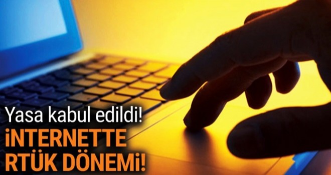 İnternet yayınlarına RTÜK denetimi getiren yasa Meclis'te kabul edildi