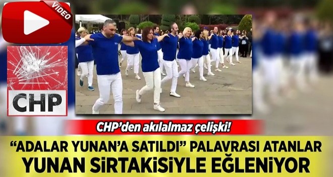 CHP'liler Sağlık Şenliği'nde Sirtaki oynadı