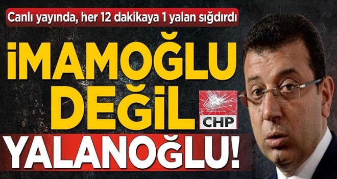 TV düellosundan arta kalan...Yalanoğlu