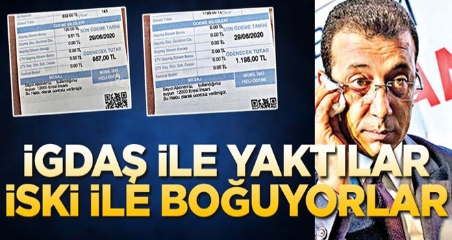 İGDAŞ ile yaktılar İSKİ ile boğuyorlar