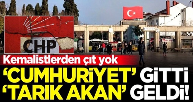 Kemalistlerden çıt yok... CHP tarihi Bakırköy meydanından ‘Cumhuriyet’ ismini kaldırdı!