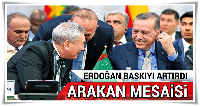 Erdoğan: Arakan için birlikte mücadele etmeliyiz