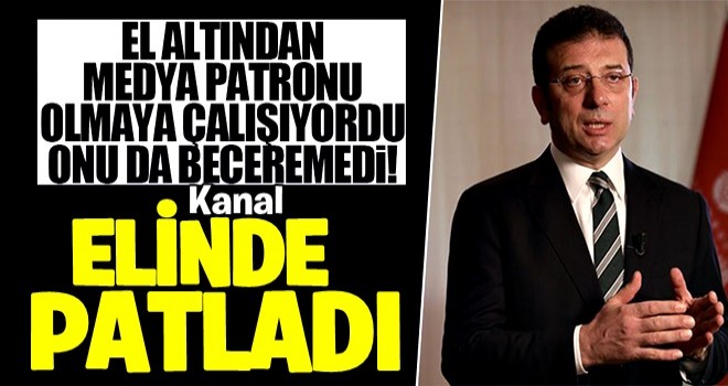 ekrem'in televizyon kanalı patladı!