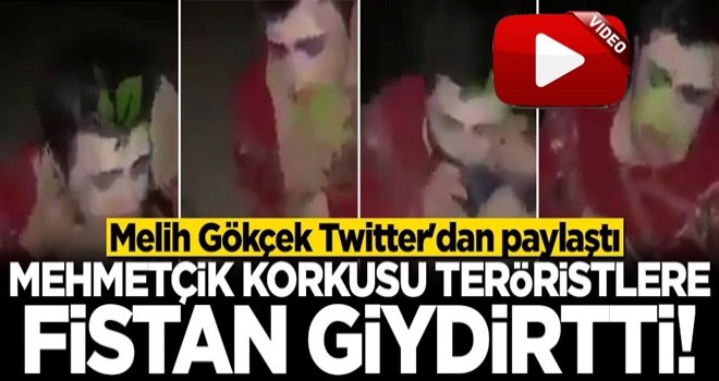 Melih Gökçek paylaştı! Teröristler yine fistan giymeye başladı