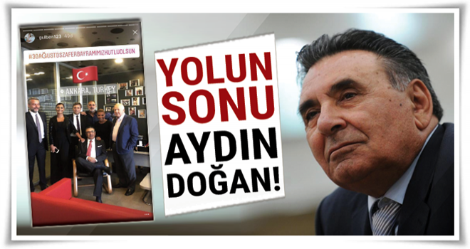 Yolun sonu görünüyor Aydın Doğan