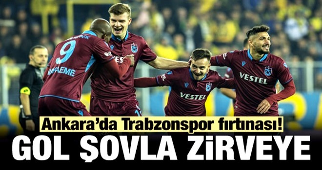 Trabzonspor gol şovla liderliğe yükseldi!