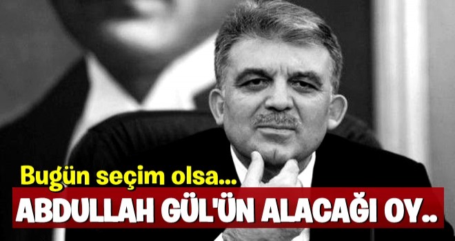 Mahmut Övür: Bugün seçim olsa Abdullah Gül yüzde 5.5 alır