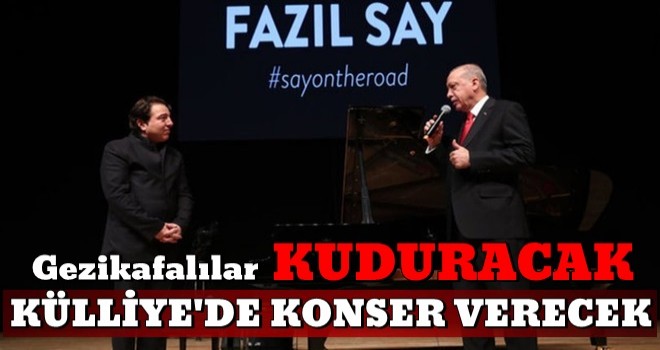 Fazıl Say Külliye'de konser verecek