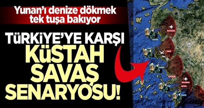 Yunanistan kışkırtıyor! Türkiye'ye karşı küstah savaş senaryosu