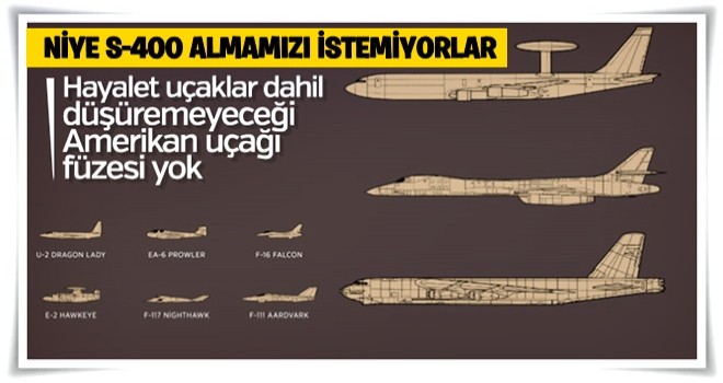 S-400 tüm Amerikan silahlarını vurabilecek güçte