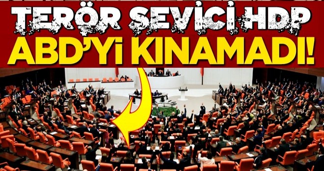 HDP'liler, ABD'yi kınama kararına