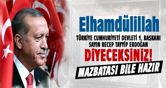 Cumhurbaşkanı Erdoğan'ın mazbatası Meclis'te