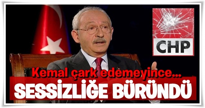 Çark edemeyince sessizliğe büründü