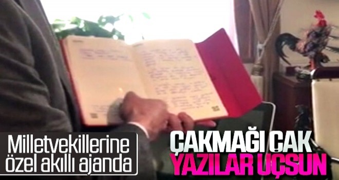 Milletvekillerine çevre dostu ajanda dağıtıldı