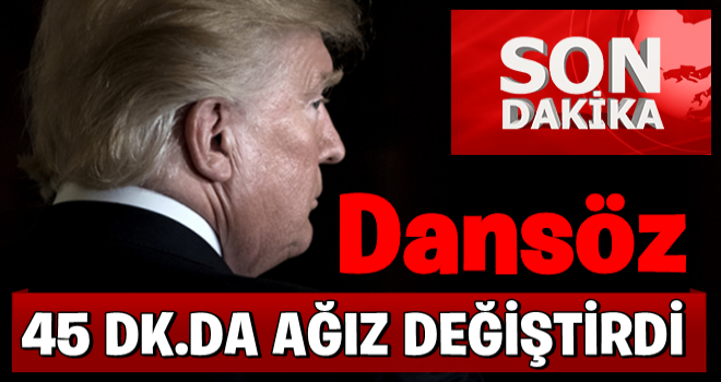 Trump'tan yeni 'Türkiye' mesajı! 45 dakika içinde 2 farklı açıklama!