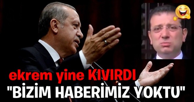 Cumhurbaşkanı Erdoğan'ın tepkisi sonrası Ekrem İmamoğlu kendini böyle savundu