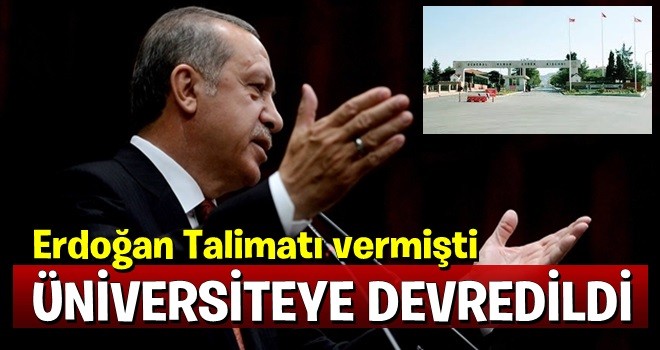 Kenan Evren Kışlası Marmara Üniversitesi’ne devredildi