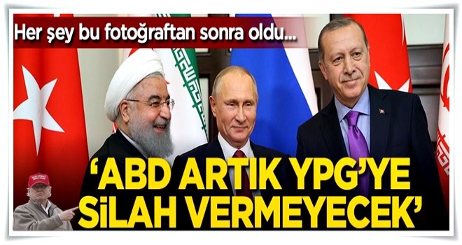 'ABD Artık YPG'ye silah vermeyecek'