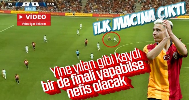 Emre Mor ilk maçına çıktı