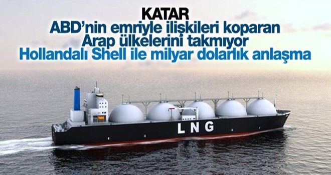 Katar Petrol'den Shell ile LNG anlaşması