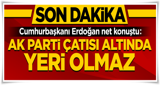 Cumhurbaşkanı Erdoğan konuşuyor...