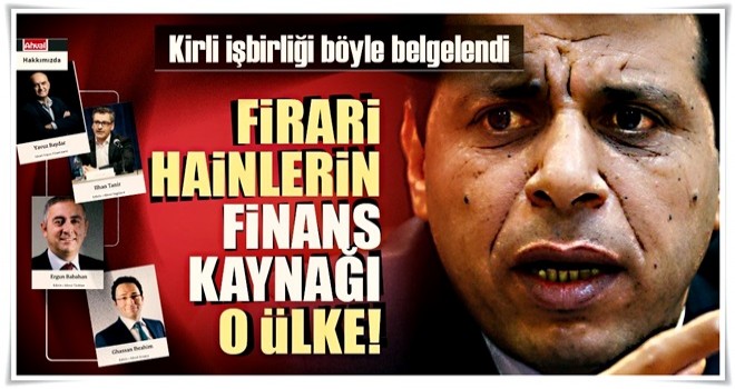 Firari hainlerin finans kaynağı BAE