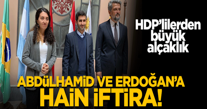 Hain her yerde hain! HDP'li vekiller yine Türkiye'yi kötüledi