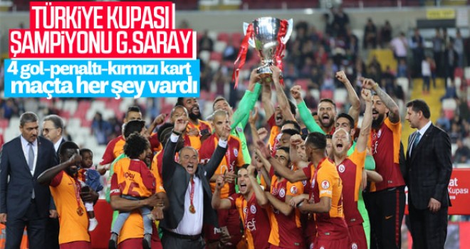 Türkiye Kupası şampiyonu Galatasaray