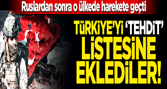 Siyonist İsrail Ordusu Türkiye'yi 'mücadele alanları' listesine ekledi!