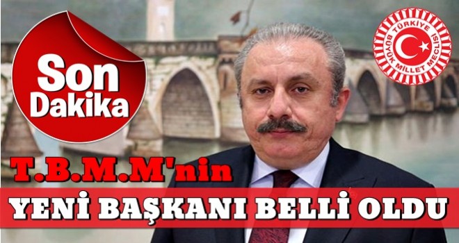 Mustafa Şentop TBMM Başkanı seçildi .