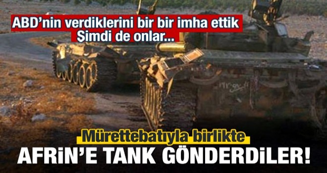 Tehlikeli iddia: Afrin'e tank gönderdiler