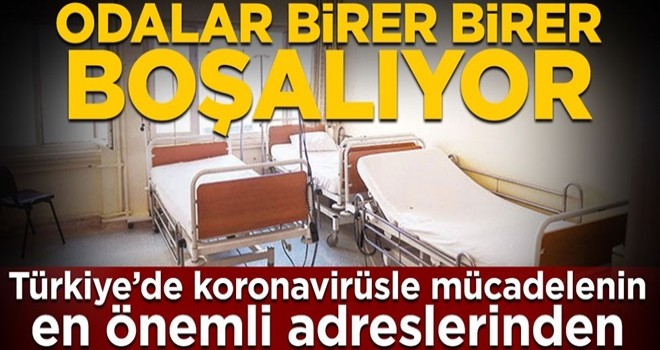 Türkiye’de koronavirüsle mücadelenin en önemli adreslerinden! Çapa'da odalar birer birer boşalıyor