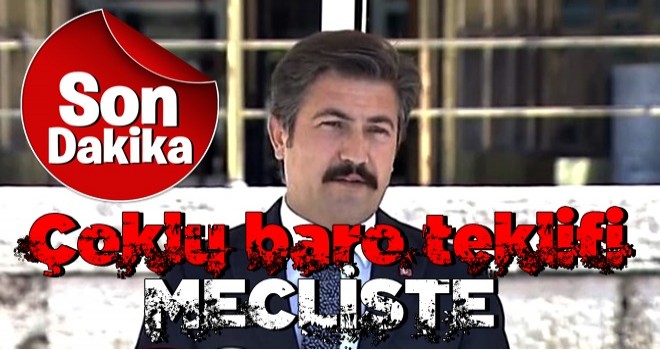 Son dakika: Çoklu baro teklifi Meclis'te! AK Parti Grup Başkanvekili Özkan'dan önemli açıklama .