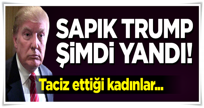 İngiliz uşağı İsrail yanlısı tacizci Trump şimdi yandı!