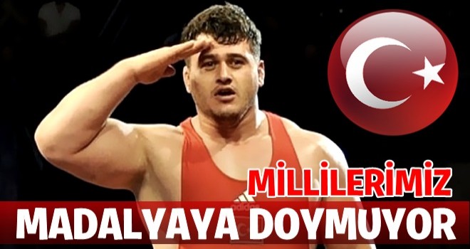 Millilerimiz madalyaya doymuyor