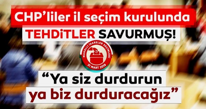 “Ya siz durdurun, ya biz durduracağız”