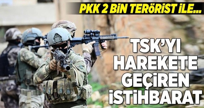 2 bin teröristi Türkiye'ye sızdıracaklardı! TSK harekete geçti