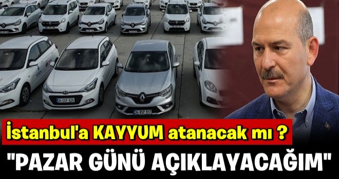 Bakan Soylu: Pazar günü açıklayacağım