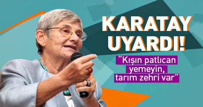 Prof. Dr. Canan Karatay uyardı: Kışın patlıcan yemeyin, tarım zehri var