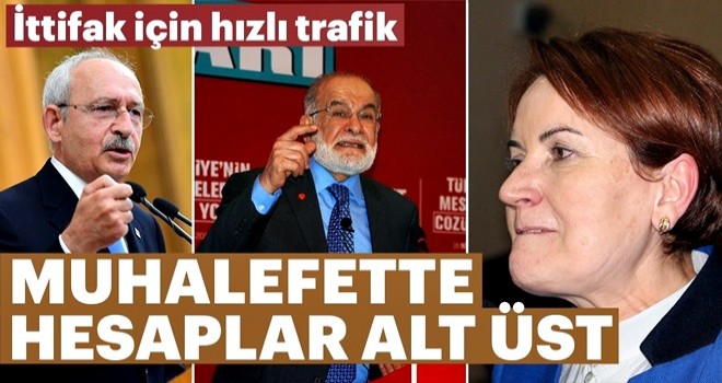 Muhalefette hesaplar alt üst