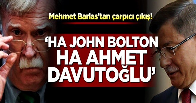 Mehmet Barlas'tan çarpıcı çıkış!