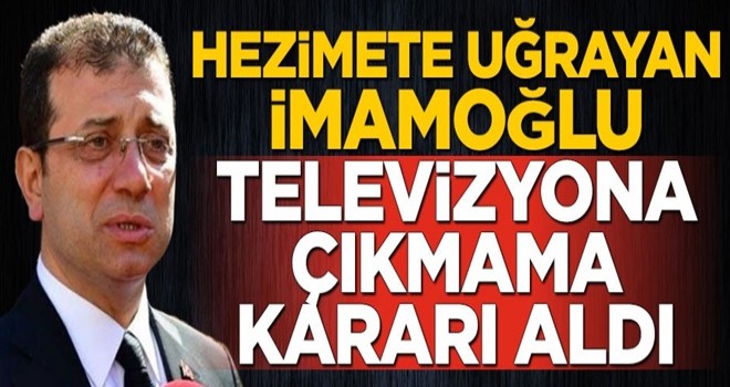 chp'nin adayı , hezimet sonrası televizyona çıkmama kararı aldı